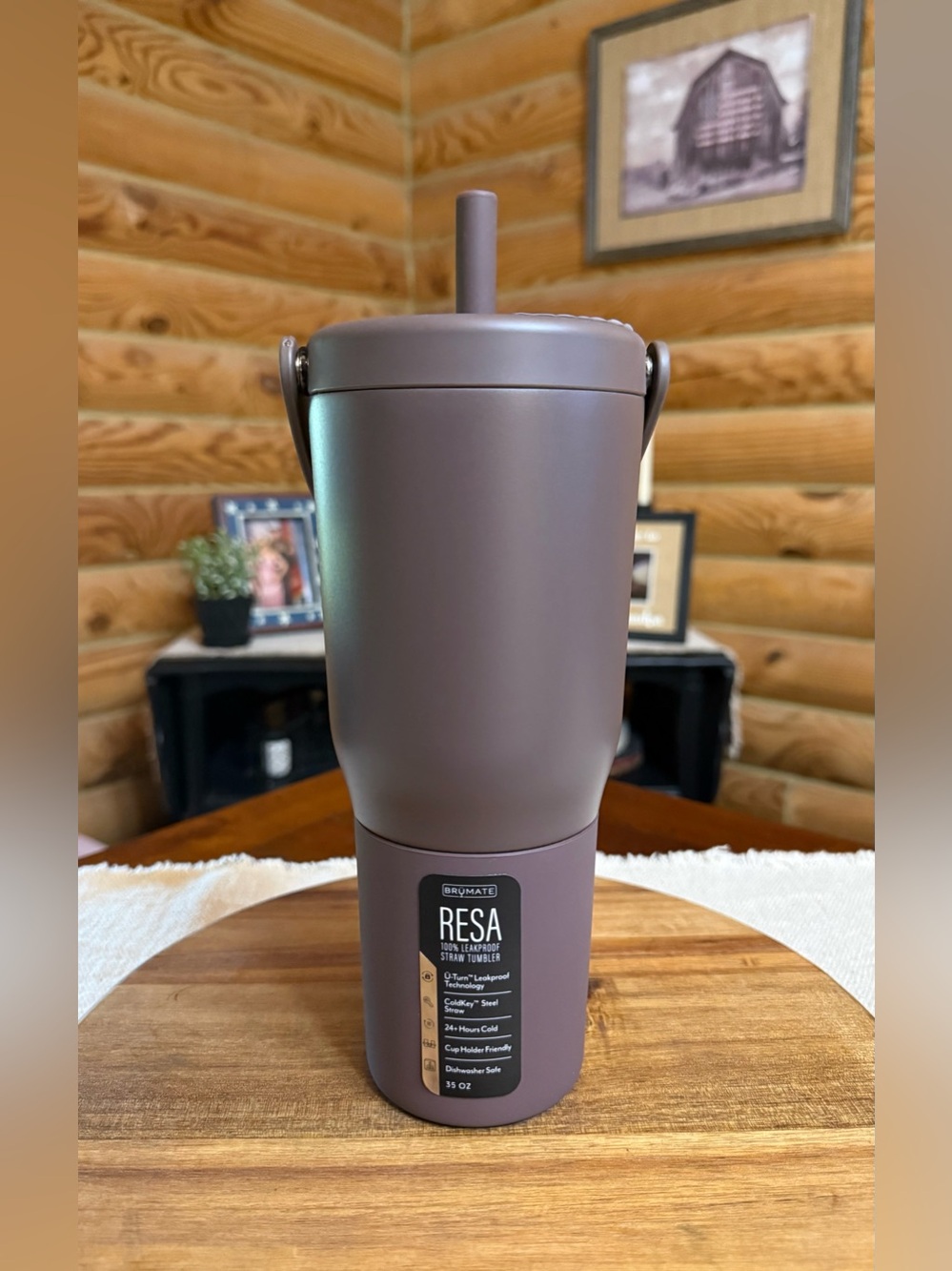 JAVA BRUMATE 35oz Resa Straw Tumbler • 100% LEAKPROOF